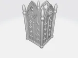 Gothic Organizer Pen Box Brush Box Window Gothic Style-3