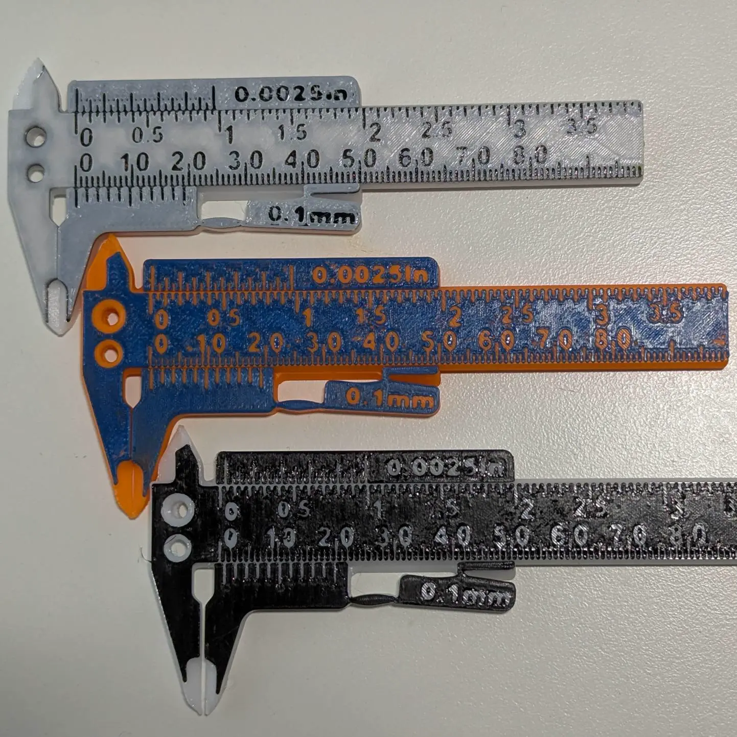 3D Printer Files | 3MF File | Clamp Caliper (printable pocket caliper w/ clamp)