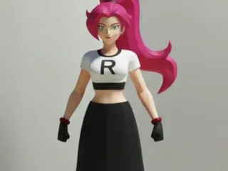 Jesse (pokemon) - low poly