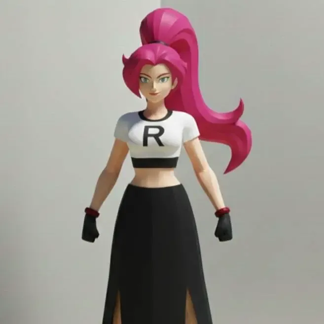 Jesse (pokemon) - low poly
