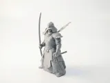 Mini Samurai Figurine Fantasy Warrior 3D Printable-3