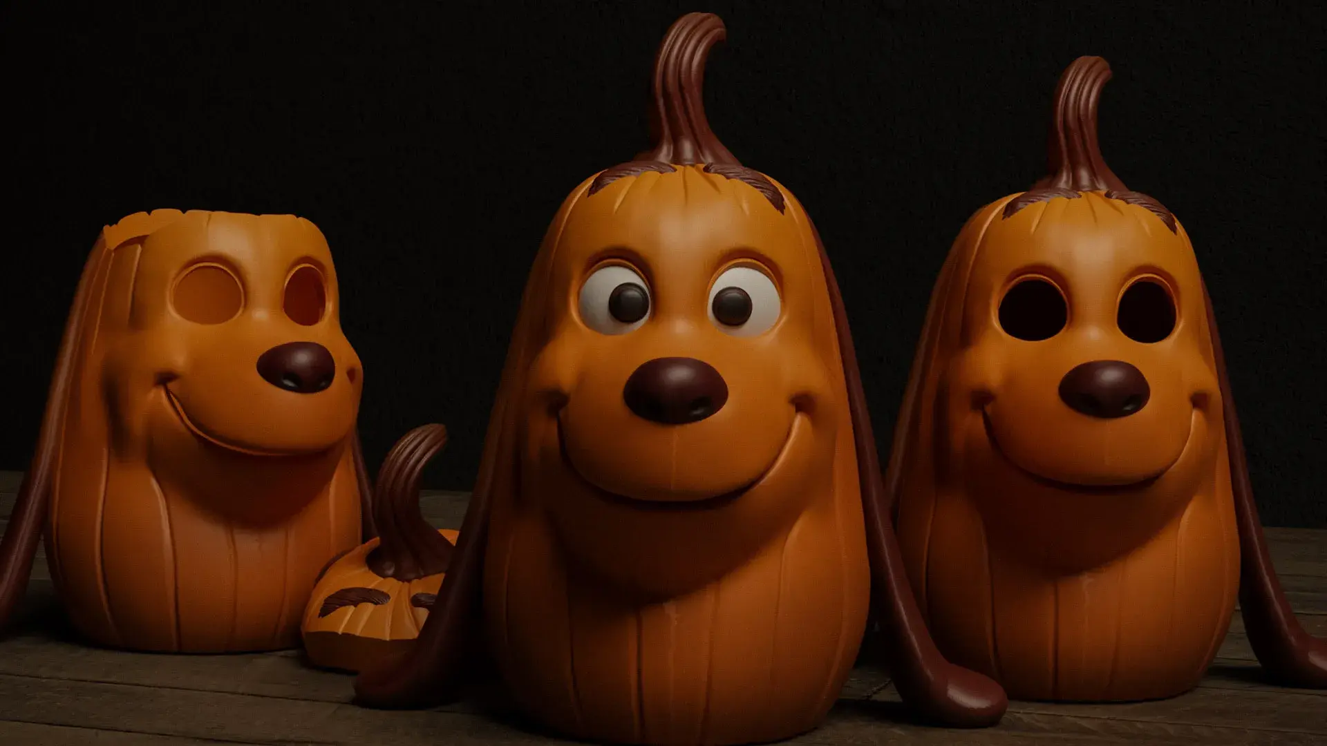 Max the Grinch Dog Pumpkin