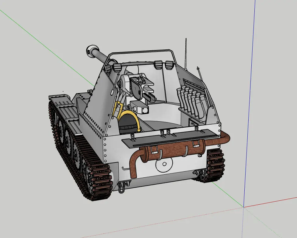 German Tank Destroyer, Panzerjäger «Marder III»  Sd.Kfz. 138