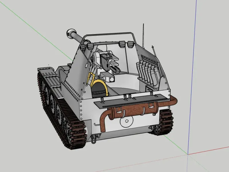 德国坦克歼击车，“黄鼠狼III” Sd.Kfz. 138
