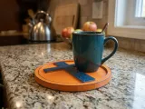 Easter cross 3d printed coaster-2