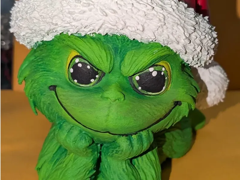 Baby Grinch Laying down