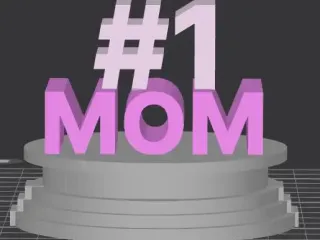 #1 Mom Trophy