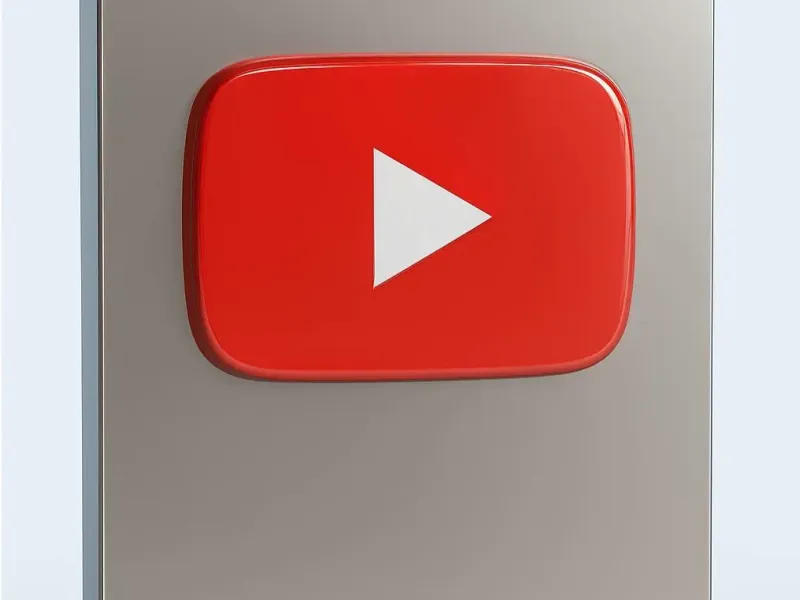 YouTube play button