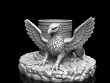 Griffin design pen holder-6