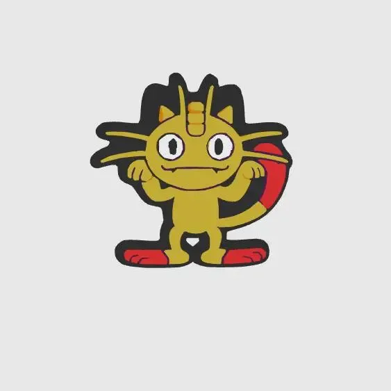 Pokemon keychain 2D