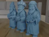 Three Wise Men Magi Nativity Scene STL 3D Print Files-3