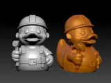 Rubber Duck Rumi - Bob builder - 3D print-4