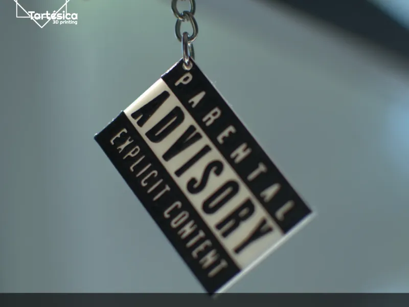 Parental advisory keychain commercial
