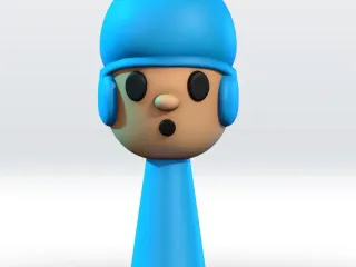 Pocoyo STL 3D Model Fanart