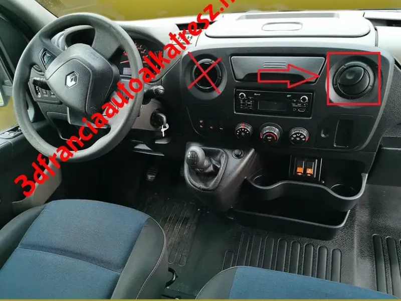 Renault Master, Dacia ремонтный комплект вентиляционной решетки 8200212480