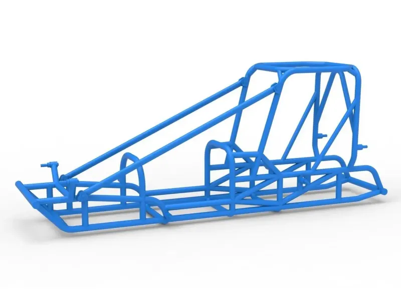Frame of Dirt Silver Crown Champ car Scale 1:25