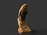 3 different Eagle statuettes-2