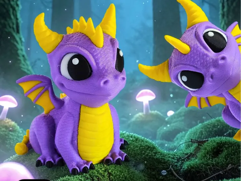 Babydrache Teen-Version / Keine Stützstrukturen