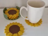 Sunflower coasters-3