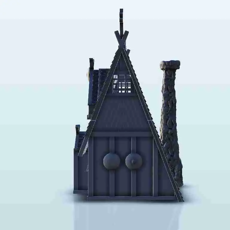 Casa vichinga 4 - scenario miniature medievali warhammer