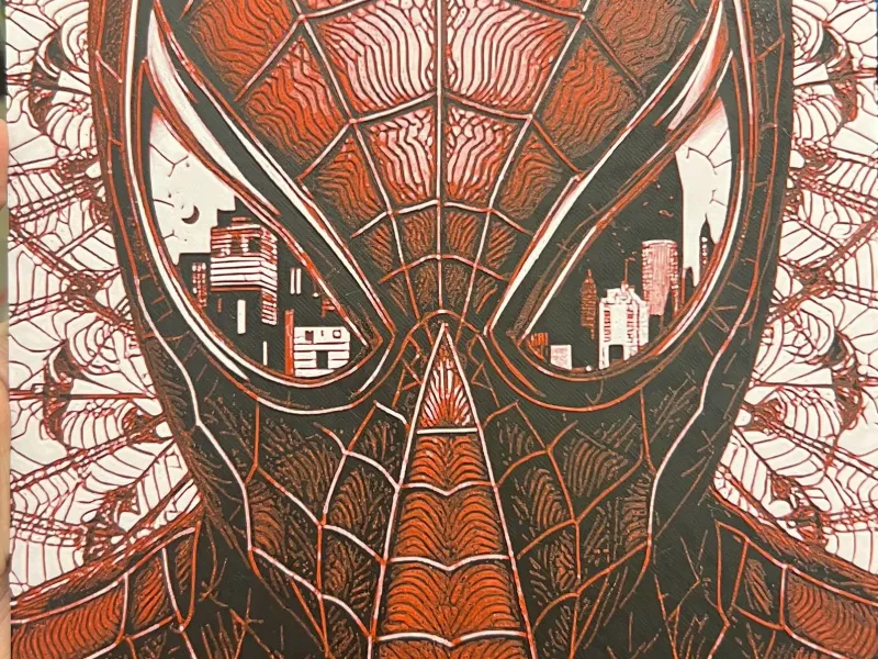 Spiderman Web Hueforge 200x200