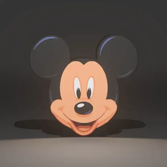 Lightbox Mickey