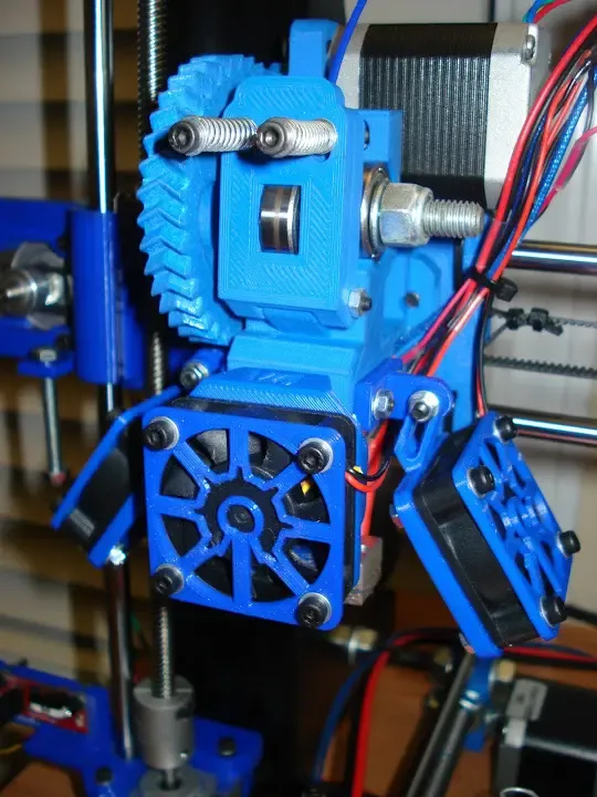 Reprap Prusa I3 Rework - Крепления и кожухи вентилятора обдува детали - 40 мм