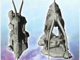 Alien creature with four legs and outstretched tongue (6)-4