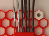 6 Needle Files Holder for Honeycomb Storage Wall (HSW)-2