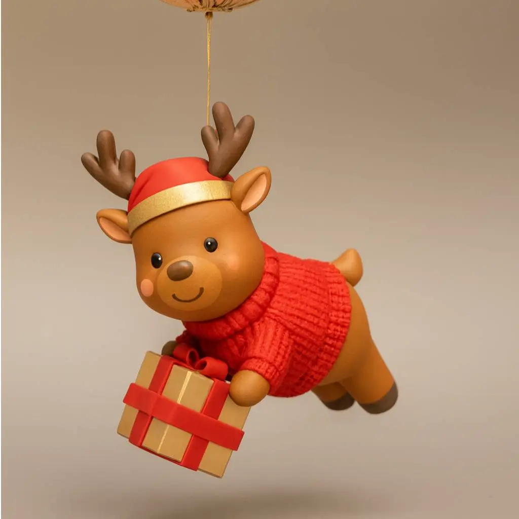 ADORNO DE ARBOL DE NAVIDAD RENO