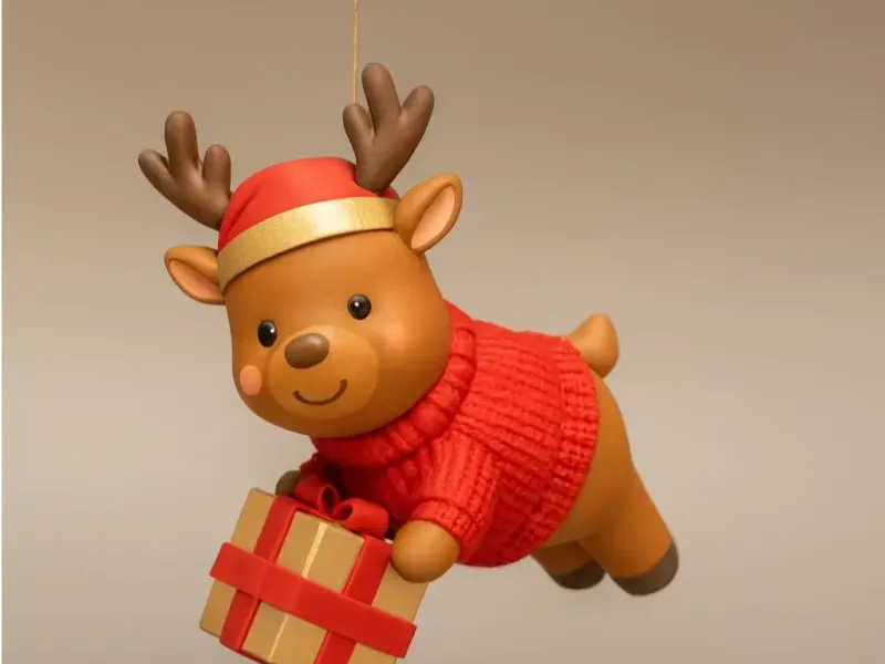 ADORNO DE ARBOL DE NAVIDAD RENO