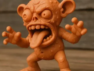 Crazy Monster Figurine – Tongue Out Terror