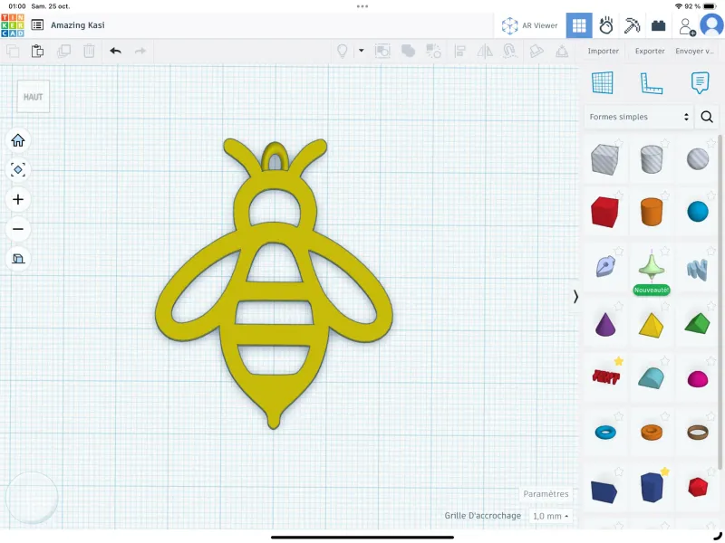 Bee pendant