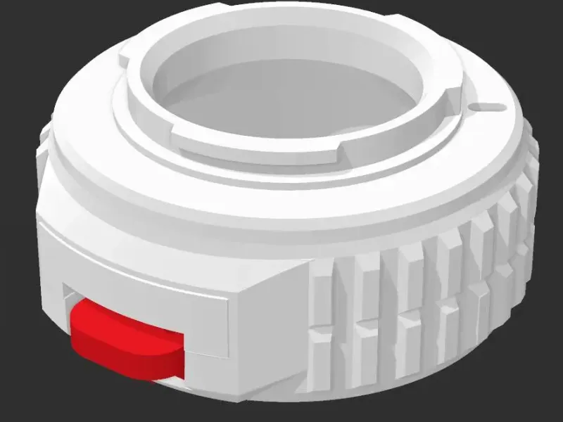 Fujica SLR to Fuji X adapter with locking mechanism