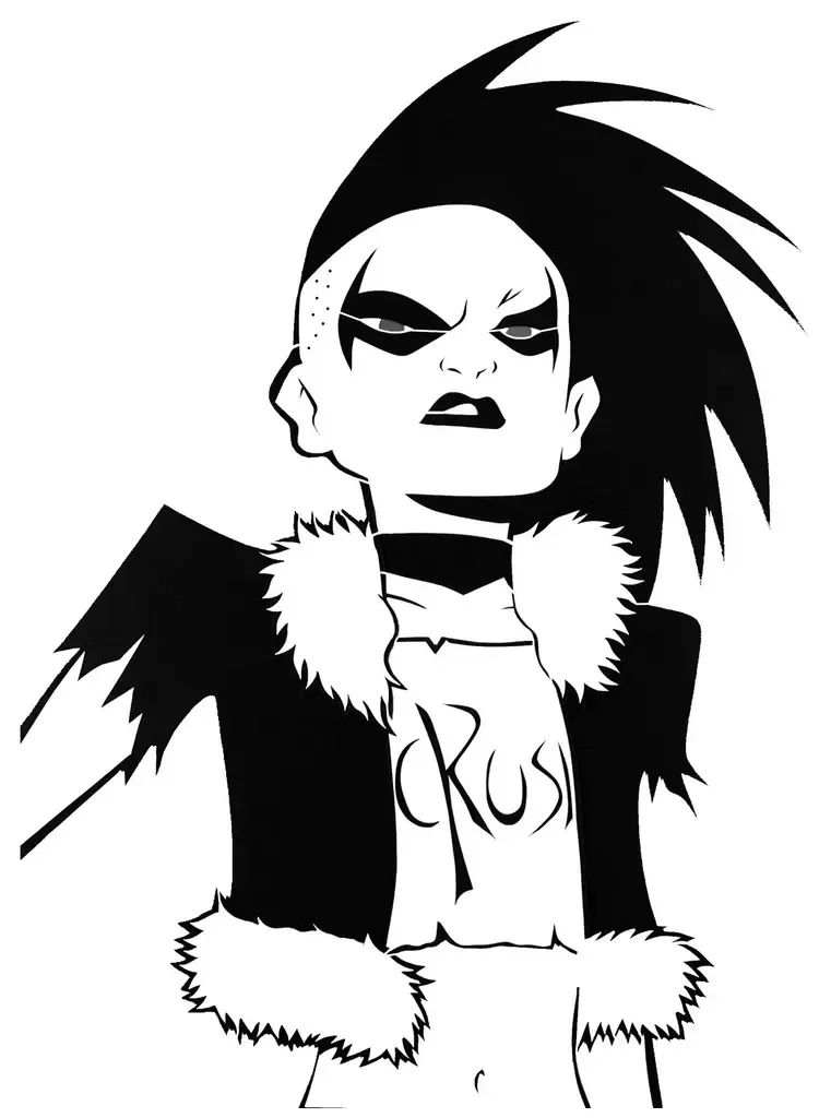 DC Crush stencil