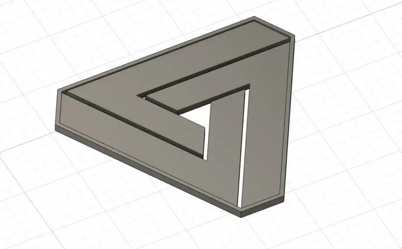Illusion Dreieck Penrose