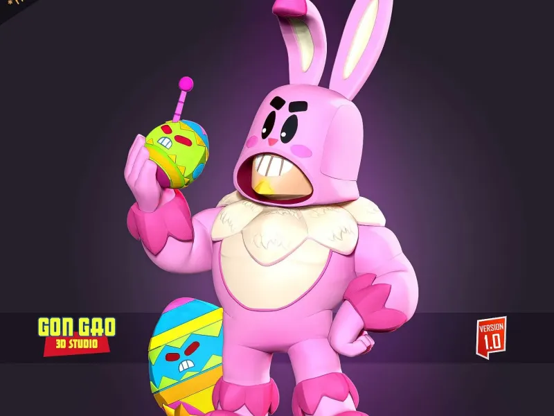 Bunny Grom - Brawl Stars Fanart