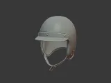 Retro Rider Helmet 3D Printable Model-1