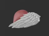 Heart with wing-1