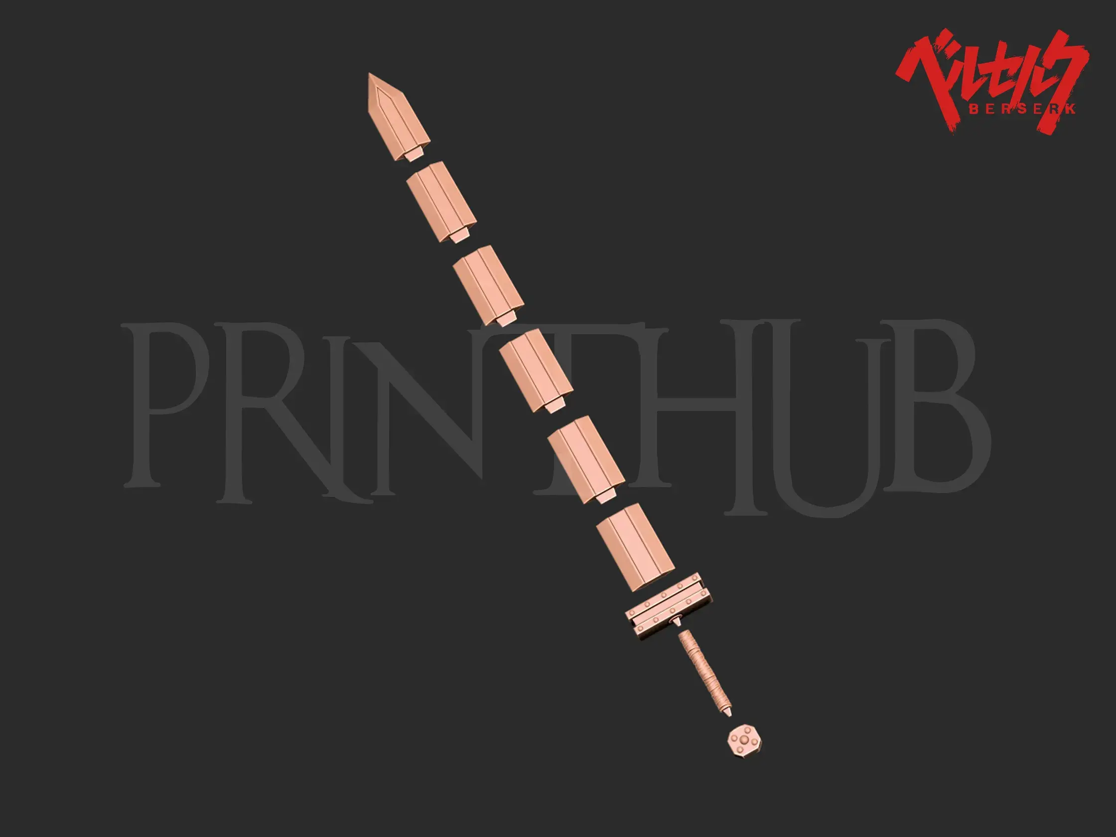 Guts Hawk Raider sword from Berserk