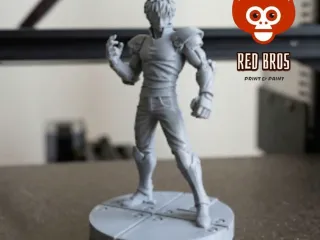 🔥 ¡Incinerar! – Genos Cyborg (One Punch Man) 🦾✨