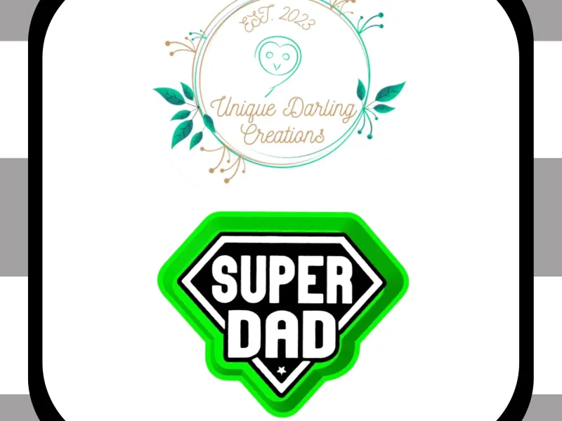 super dad freshie mold