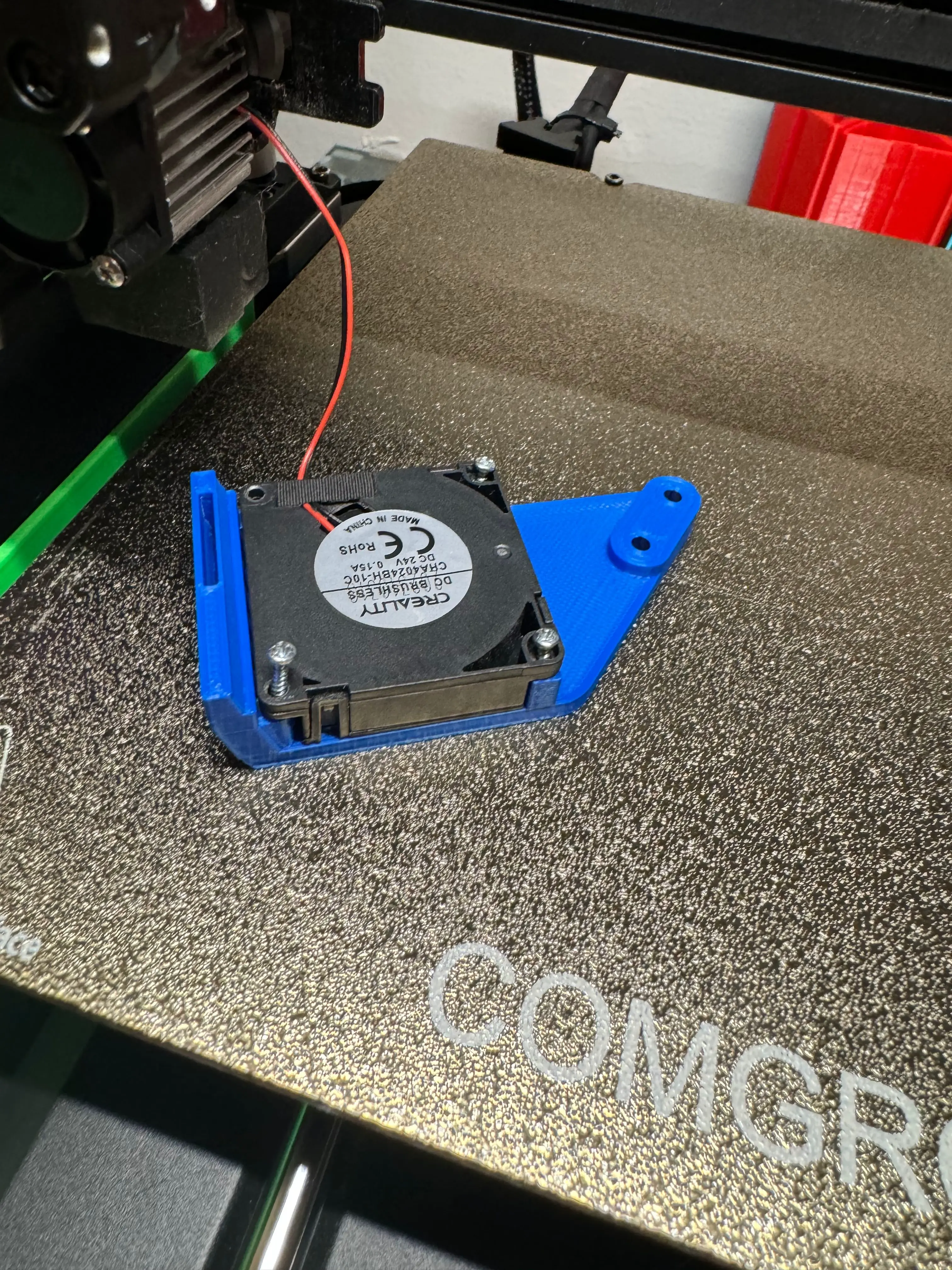 Ender 3 V3 SE Lightweight Nozzle Fan Mount