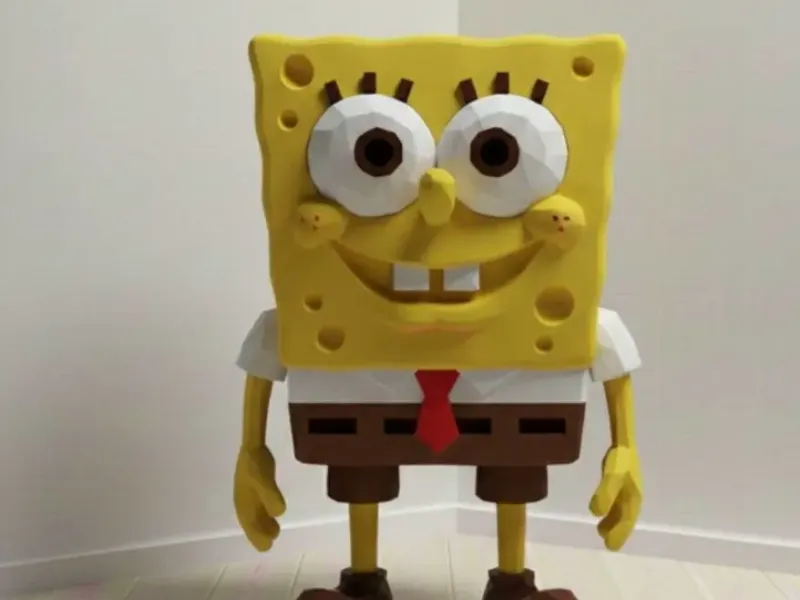 SpongeBob - Low-Poly
