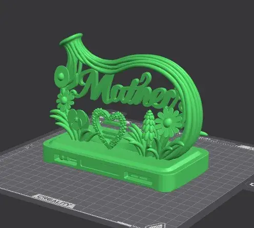 Mother's Meadow Cursive Vase V2.0 - Mother's Day Gifts