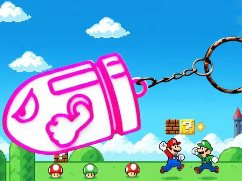 Llavero Bullet Bill Mario Bros