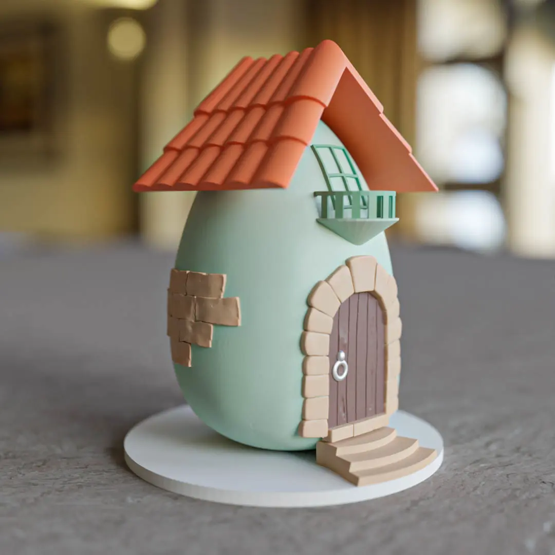 Easter egg house