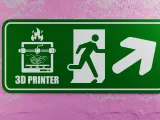 3D Printer Emergency Sign - Right Arrow Up-Right-7