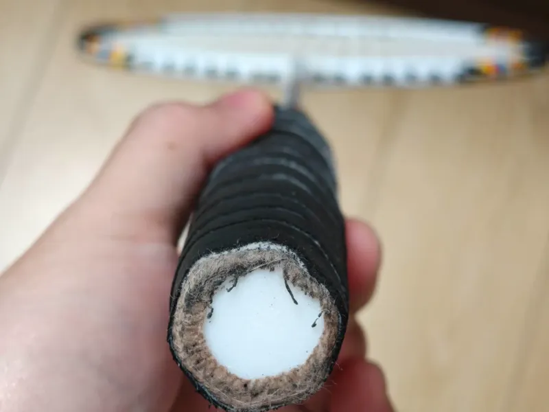 Badmintonracket handvat (Badminton racket handle)