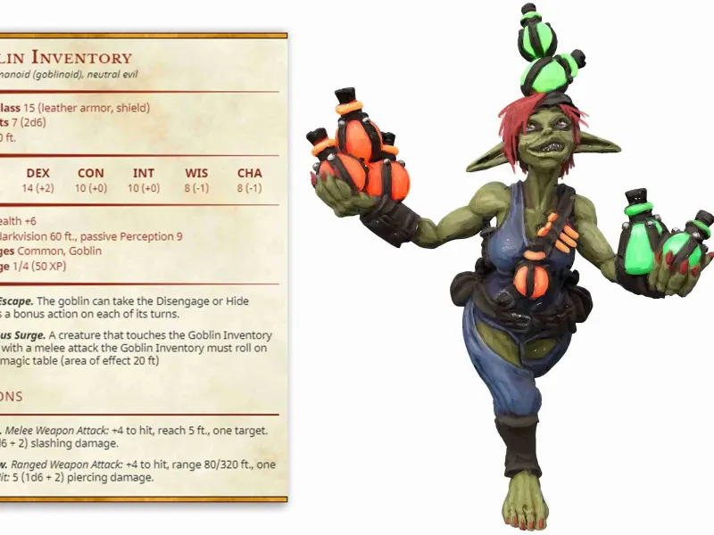 Inventory - Goblin Carrier- Goblin Brewers-Presupported - Il